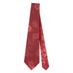 Snow Stars Red Neckties (two Side)  by ImpressiveMoments