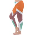 Misc shapes in retro colors Winter Leggings View2