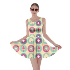 Chic Floral Pattern Skater Dresses by GardenOfOphir