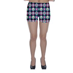 Chic Floral Pattern Skinny Shorts by GardenOfOphir