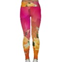 Beautiful Roses With Dragonflies Yoga Leggings View2