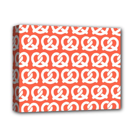 Coral Pretzel Illustrations Pattern Deluxe Canvas 14  X 11  by GardenOfOphir