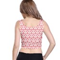 Chic Pretzel Illustrations Pattern Crop Top View3