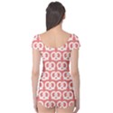 Chic Pretzel Illustrations Pattern Short Sleeve Leotard View2