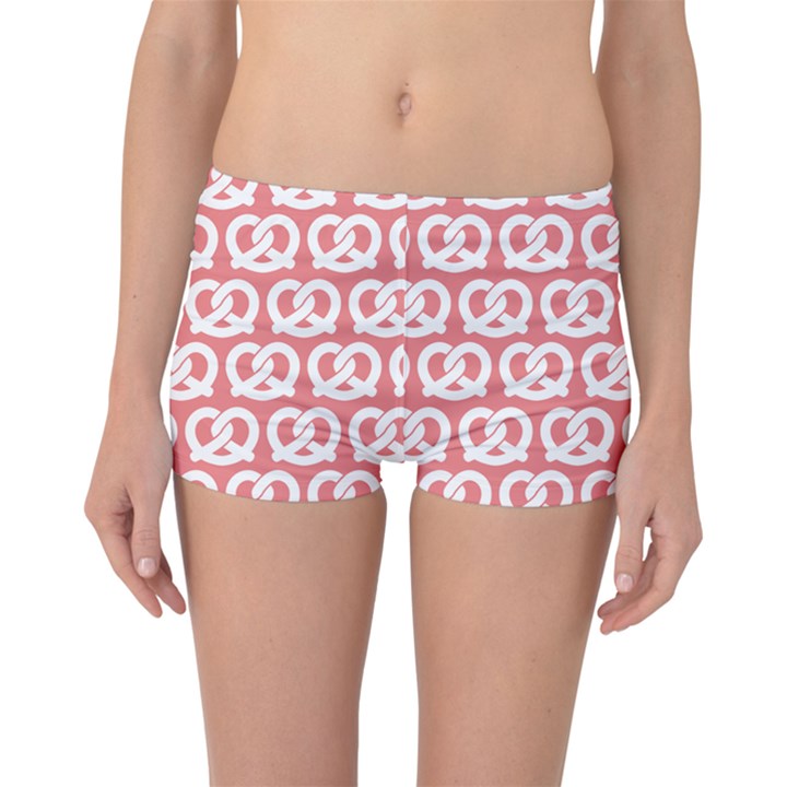 Chic Pretzel Illustrations Pattern Boyleg Bikini Bottoms