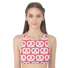 Chic Pretzel Illustrations Pattern Tank Bikini Top by GardenOfOphir