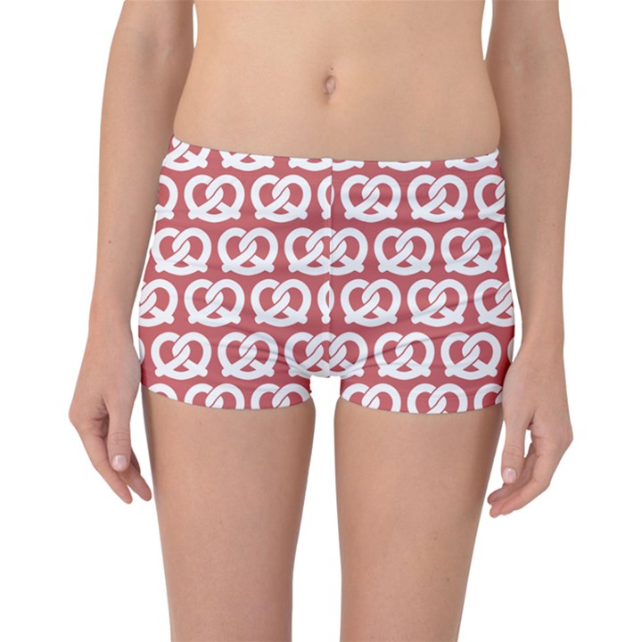 Trendy Pretzel Illustrations Pattern Boyleg Bikini Bottoms