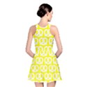 Yellow Pretzel Illustrations Pattern Reversible Skater Dresses View2