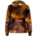 Wonderful Sunset In  A Fantasy World Women s Pullover Hoodies View2