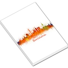 Barcelona City Art Large Memo Pads by hqphoto