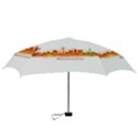 Barcelona City Art Mini Folding Umbrellas View3