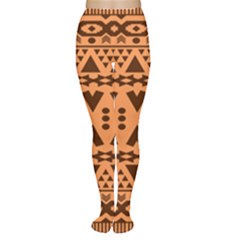 Tribal Print Hippie Pattern  Women s Tights