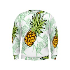 Pineapple Pattern 05 Boys  Sweatshirts by Famous