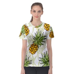 Pineapple Pattern 06 Women s Sport Mesh Tees