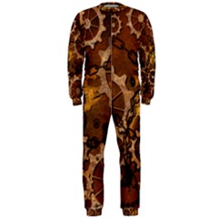 Steampunk In Rusty Metal Onepiece Jumpsuit (men)  by FantasyWorld7