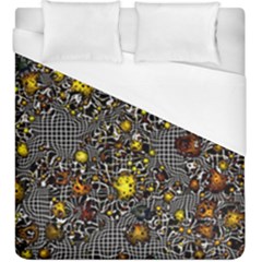 Sci Fi Fantasy Cosmos Yellow Duvet Cover Single Side (kingsize) by ImpressiveMoments