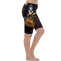 Steampunk, Funny Monkey With Clocks And Gears Cropped Leggings View3