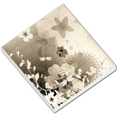 Vintage, Wonderful Flowers With Dragonflies Small Memo Pads by FantasyWorld7