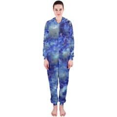 Alien Dna Blue Hooded Jumpsuit (ladies) 