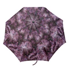 Alien Dna Purple Folding Umbrellas