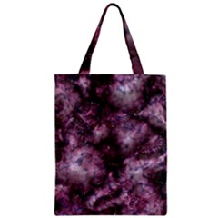 Alien Dna Purple Zipper Classic Tote Bags