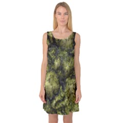 Alien Dna Green Sleeveless Satin Nightdresses