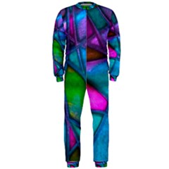 Imposant Abstract Teal Onepiece Jumpsuit (men)  by ImpressiveMoments