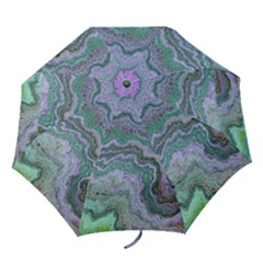 Keep Calm Teal Folding Umbrellas