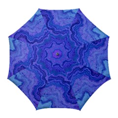 Keep Calm Blue Golf Umbrellas by ImpressiveMoments