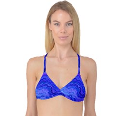 Keep Calm Blue Reversible Tri Bikini Tops