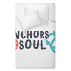 Hope Anchors The Soul Nautical Quote Duvet Cover (single Size)