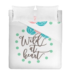 Wild At Heart Flowers Duvet Cover (twin Size)