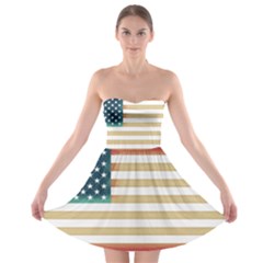 Usa7 Strapless Bra Top Dress