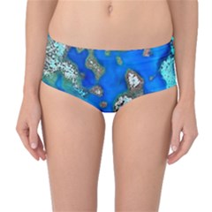 Cocos Reef Sinkholes Mid-waist Bikini Bottoms by CocosBlue