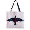 Stained Glass Bird Illustration  Zipper Grocery Tote Bags View1