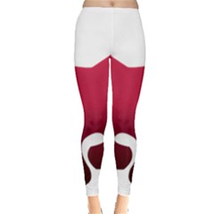 Fox Logo Red Gradient  Women s Leggings