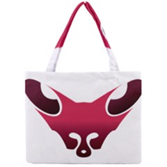 Fox Logo Red Gradient  Tiny Tote Bags by carocollins