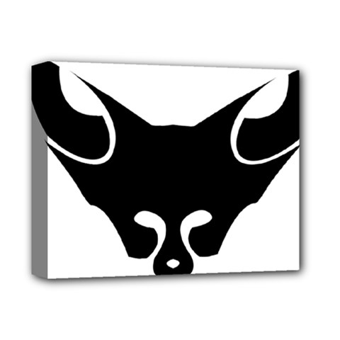 Black Fox Logo Deluxe Canvas 14  X 11 