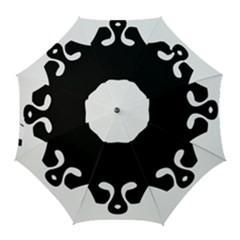 Black Fox Logo Golf Umbrellas