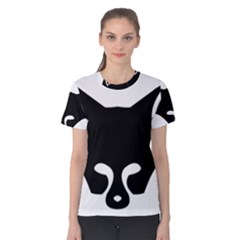 Black Fox Logo Women s Cotton Tees