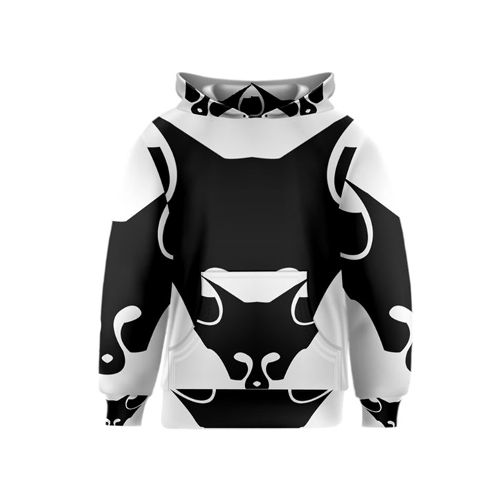 Black Fox Logo Kid s Pullover Hoodies