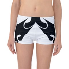 Black Fox Logo Reversible Boyleg Bikini Bottoms