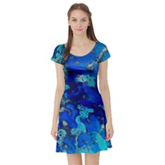 Cocos Blue Lagoon Short Sleeve Skater Dresses by CocosBlue