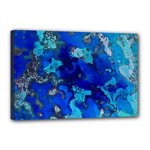 Cocos Blue Lagoon Canvas 18  X 12  by CocosBlue