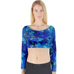 Cocos Blue Lagoon Long Sleeve Crop Top by CocosBlue