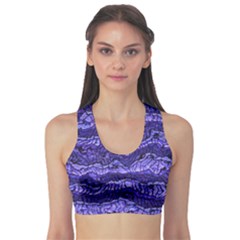 Alien Skin Blue Sports Bra