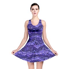 Alien Skin Blue Reversible Skater Dresses