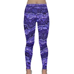 Alien Skin Blue Yoga Leggings