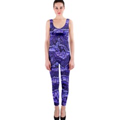 Alien Skin Blue Onepiece Catsuits