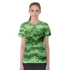 Alien Skin Green Women s Sport Mesh Tees